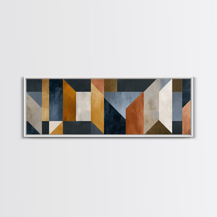 Modern Geometric Composition for Living Spaces Canvas Print, Wall Art, Prints Wall Art, Living Room Decor, Fine Art, WAL-3x1-20