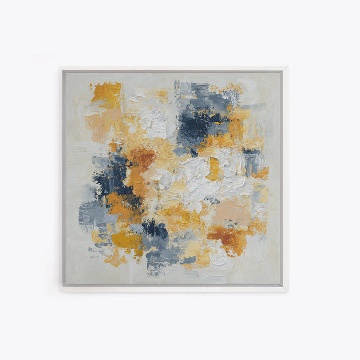 Bridal Veil Texture Abstract Framed Canvas Print, Wedding Art, Framed Art, Living Room Decor, Romance, Bride and Groom, WED-1x1-7