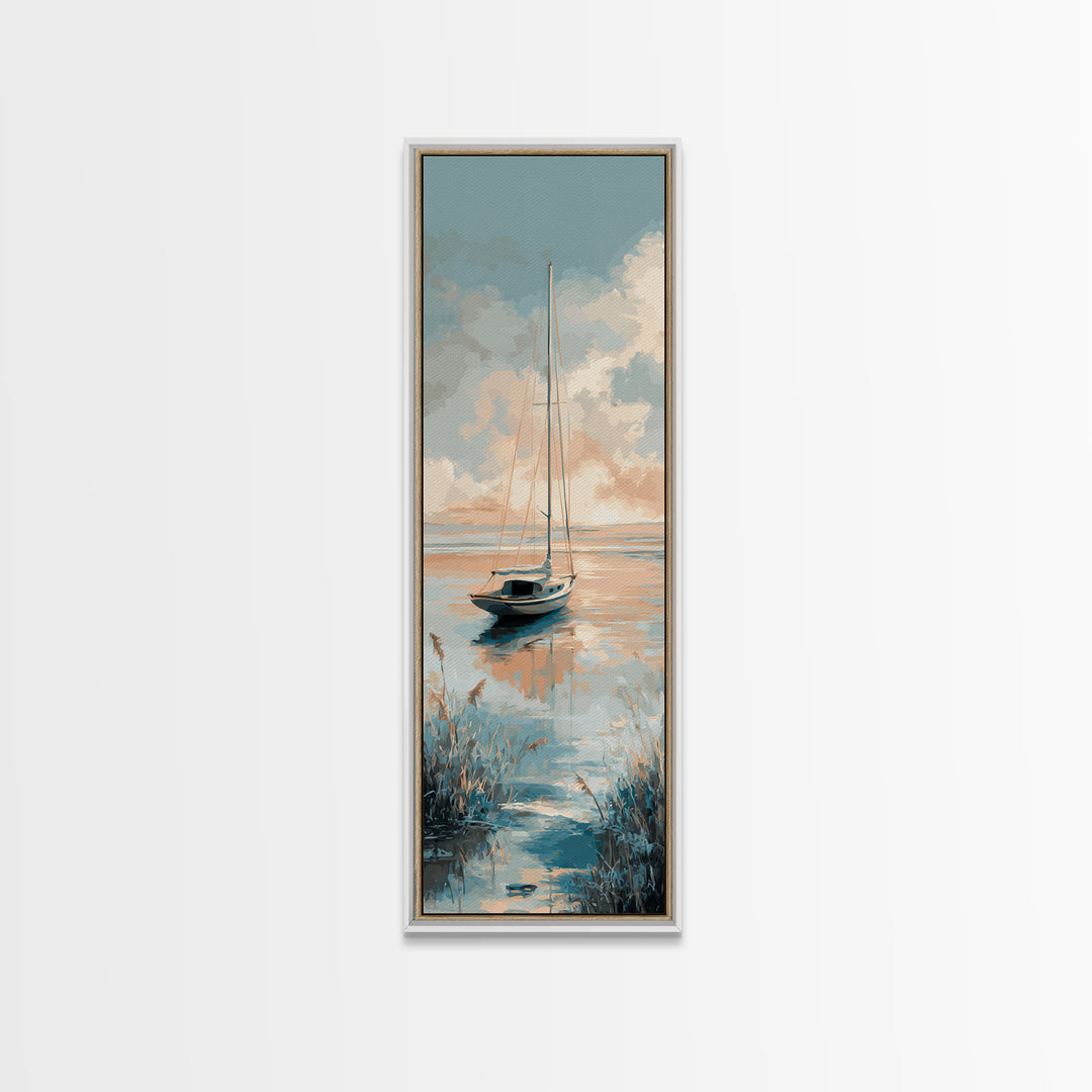 Honeymoon Coastal Sunset Canvas Print, Wedding Art, Gallery Decor, Living Room Decor, Fine Art, Romance, Contemporary Art, WED-1x3-77