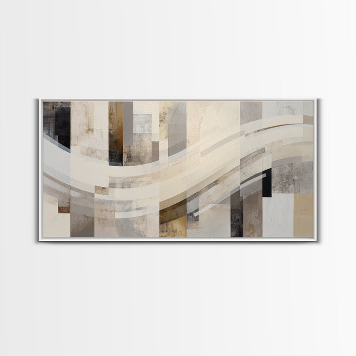 Bridal Veil Texture Abstract Framed Canvas Print, Wedding Art, Gallery Decor, Living Room Decor, Fine Art, Romance, WED-2x1-27