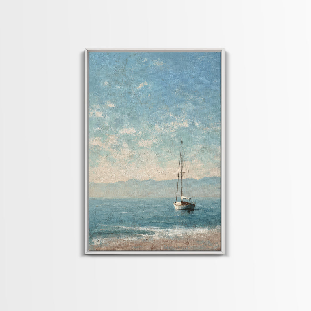 Honeymoon Coastal Sunset Framed Canvas Print, Wedding Art, Boho Decor, Living Room Decor, Fine Art, Romance, Art Print, WED-2x3-25