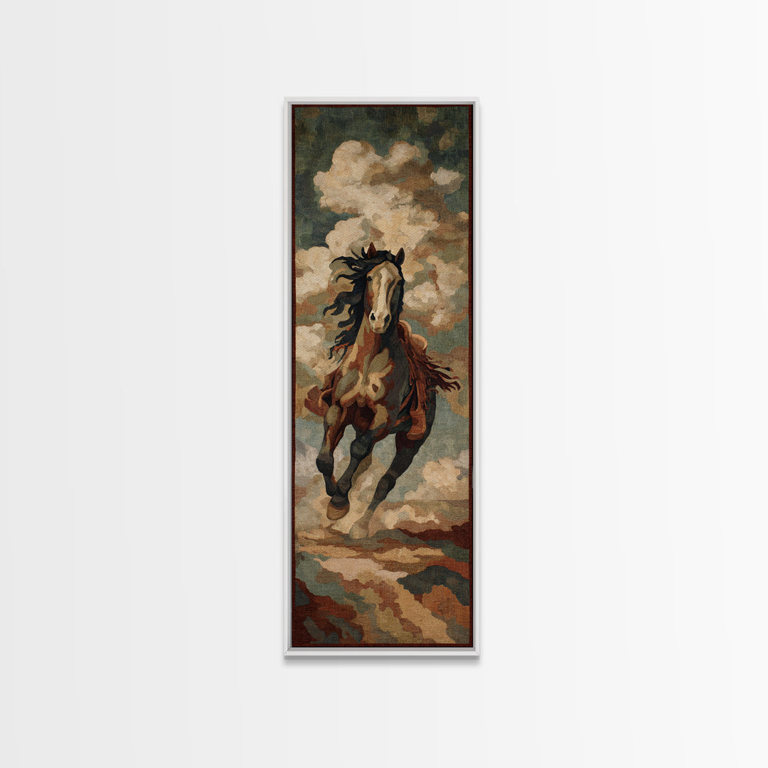 Southwestern Blanket Pattern Canvas Print, Western Art, Fine Art Print, Southwestern Decor, Fine Art, Frontier, Wall Decor, WES-1x3-5