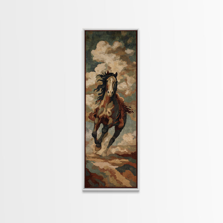 Southwestern Blanket Pattern Canvas Print, Western Art, Fine Art Print, Southwestern Decor, Fine Art, Frontier, Wall Decor, WES-1x3-5