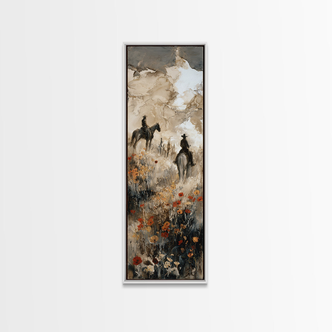 Sun Bleached Ranch Gate Canvas Print, Western Art, Horse Art, Southwestern Decor, Fine Art, Frontier, Room Decor, WES-1x3-51