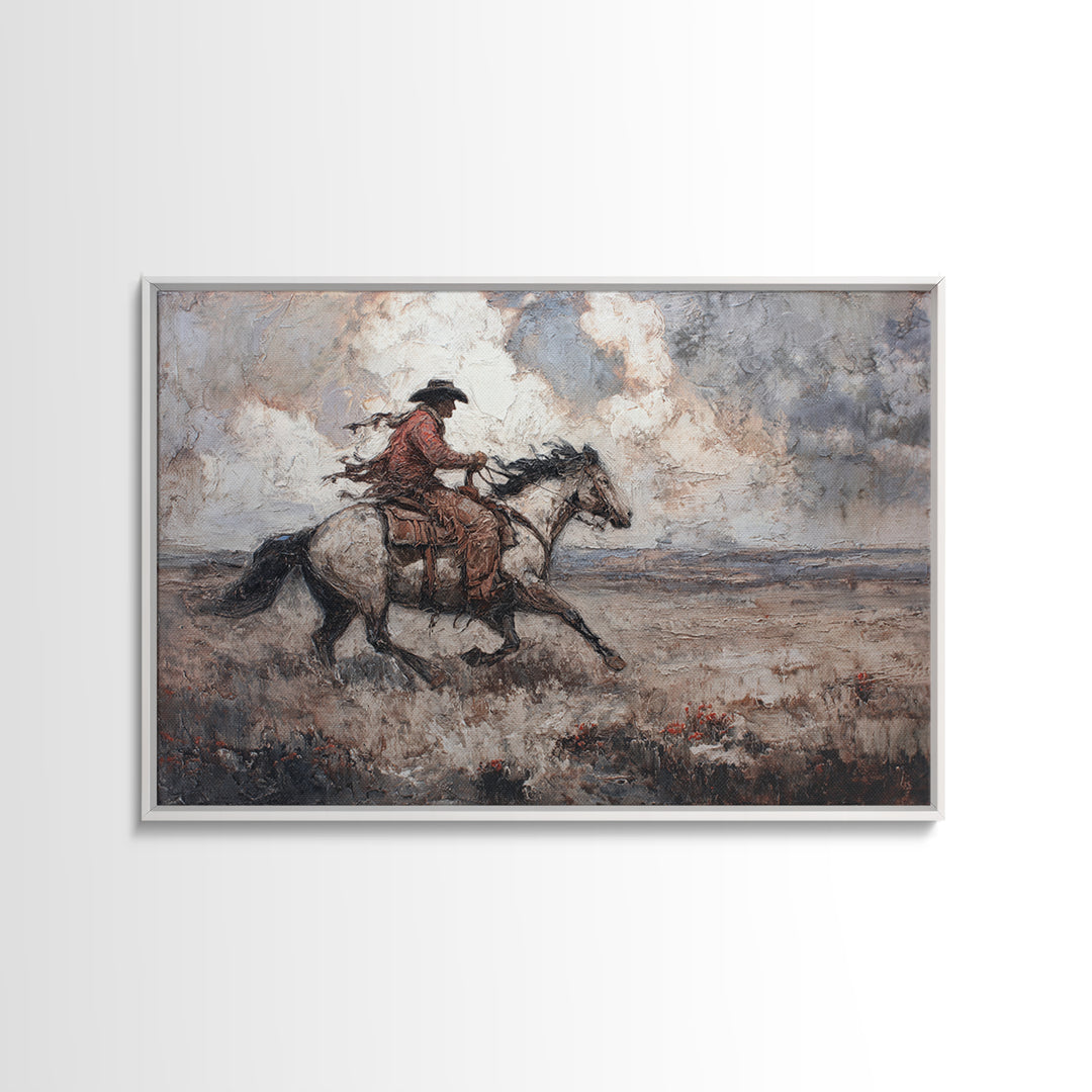 Sun Bleached Ranch Gate Canvas Print, Western Art, Western, Southwestern Decor, Watercolor Art, Frontier, Native American Art, WES-3x2-67