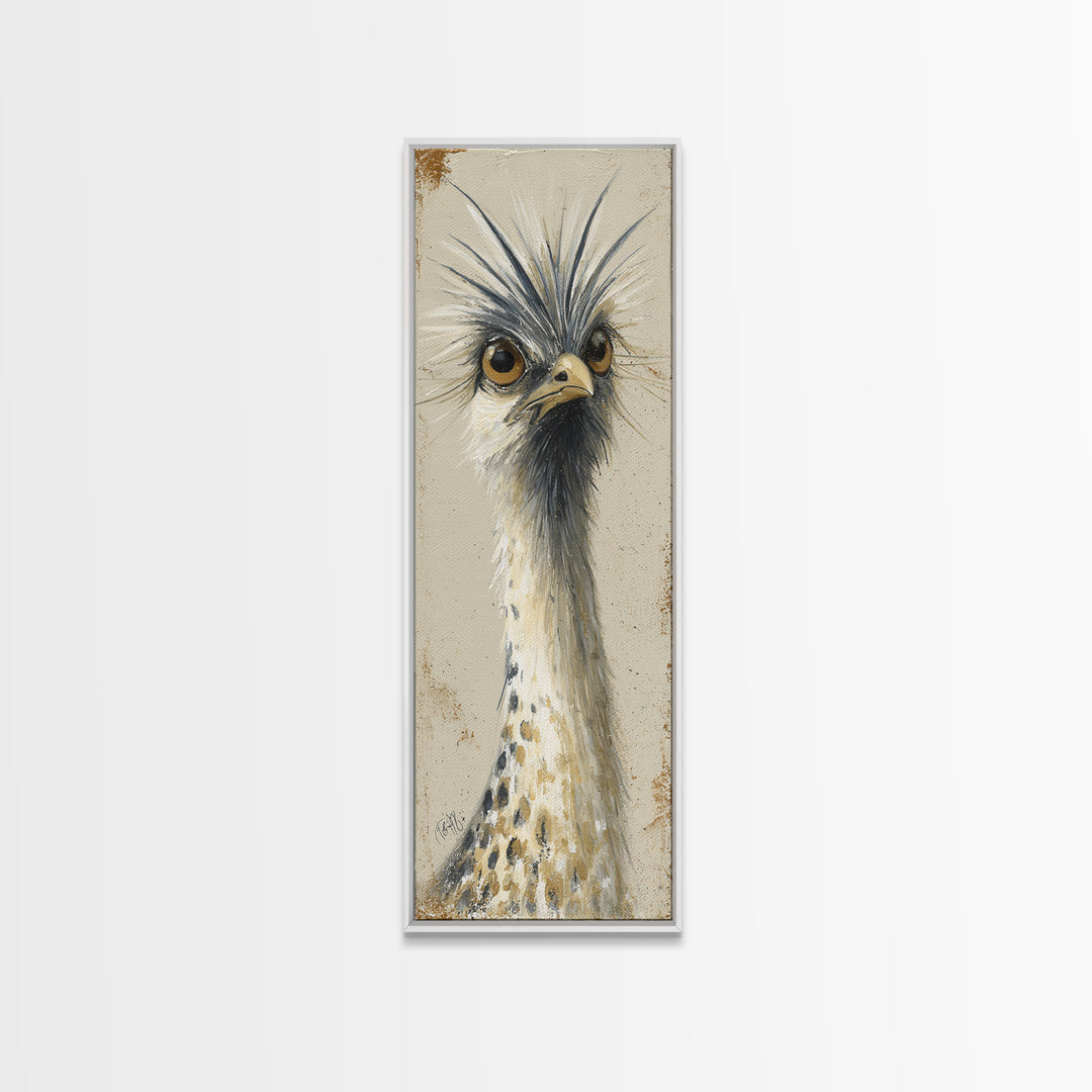 Bird Delivering a Tiny Love Letter Canvas Print, Whimsical Art, Nursery Wall Art, Living Room Decor, Fine Art, Wonder, WHI-1x3-35