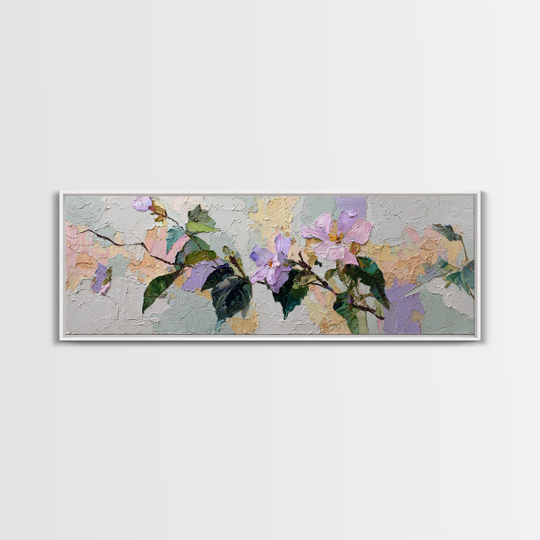 Robot Watering a Single Flower Canvas Print, Whimsical Art, Nursery Prints, Living Room Decor, Watercolor Art, Wonder, WHI-3x1-61