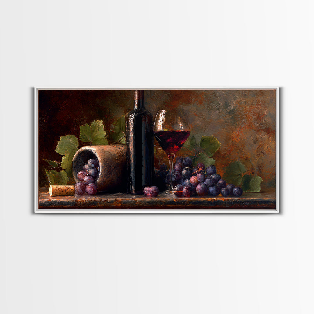 Red Wine Swirl Abstract Framed Canvas Print, Winery Art, Room Decor, Winery Decor, Abstract Art, Vineyard, Printable Wall Art, WIN-2x1-75