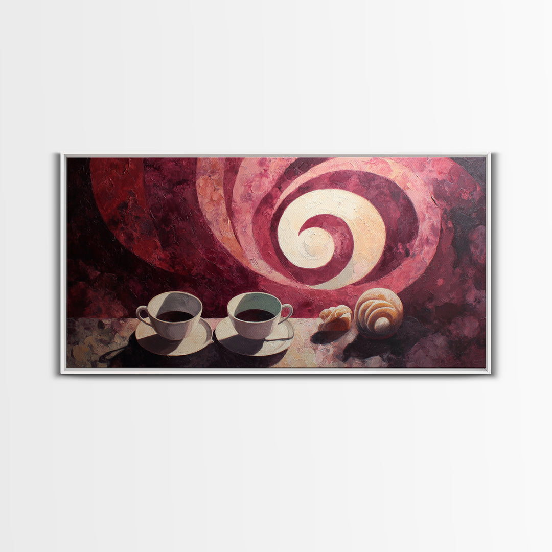 Red Wine Swirl Abstract Framed Canvas Print, Winery Art, Wall Art Print, Winery Decor, Abstract Art, Vineyard, Gallery Decor, WIN-2x1-99