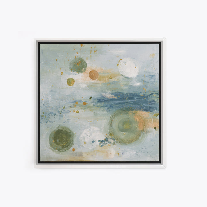 Abstract Circles Suggesting Calm Movement Canvas Print, Waiting Room Art, Abstract, Waiting Room Decor, Abstract Art, Calm, WRA-1x1-10