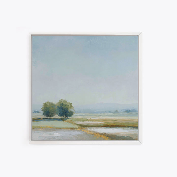 Open Field with Distant Tree Canvas Print, Waiting Room Art, Printable Art, Waiting Room Decor, Calm, Digital Art Print, WRA-1x1-23