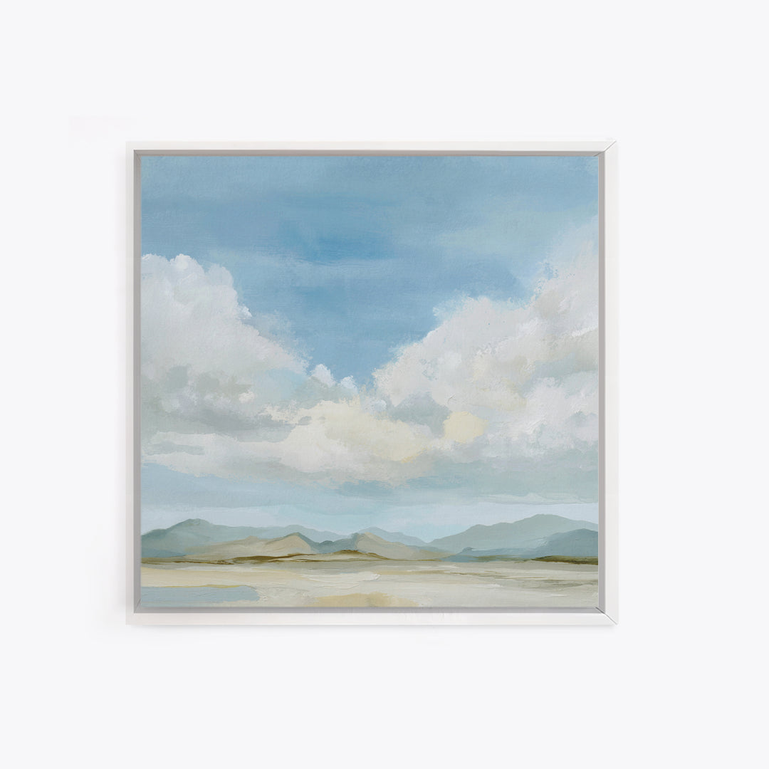 Calming Landscape with Open Sky and Gentle Canvas Print, Waiting Room Art, Modern Decor, Waiting Room Decor, Fine Art, Calm, WRA-1x1-25