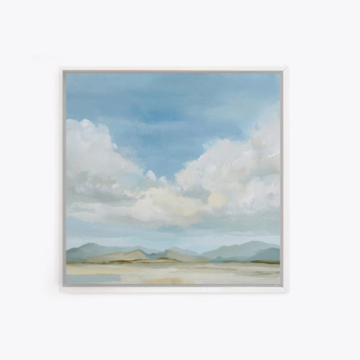 Calming Landscape with Open Sky and Gentle Canvas Print, Waiting Room Art, Modern Decor, Waiting Room Decor, Fine Art, Calm, WRA-1x1-25