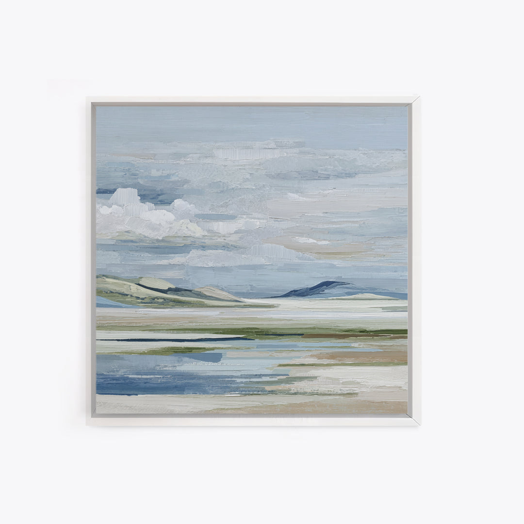 Calming Landscape with Open Sky and Gentle Canvas Print, Waiting Room Art, Modern Decor, Waiting Room Decor, Fine Art, Calm, WRA-1x1-49