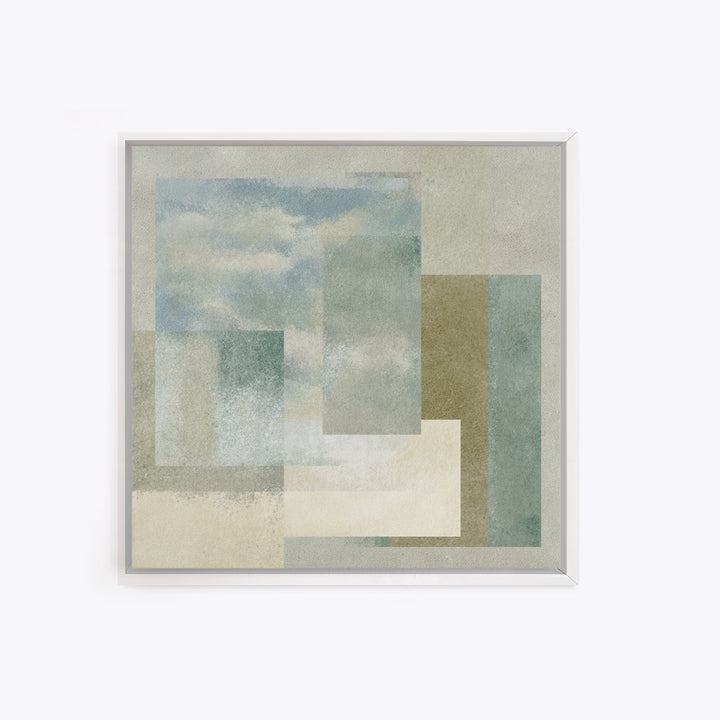 Minimal Geometric Composition Framed Canvas Print, Waiting Room Art, Fine Art Print, Waiting Room Decor, Abstract Art, Calm, WRA-1x1-53