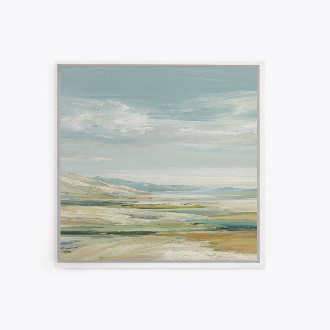 Calming Landscape with Open Sky and Gentle Canvas Print, Waiting Room Art, Wall Art, Waiting Room Decor, Fine Art, Calm, WRA-1x1-97