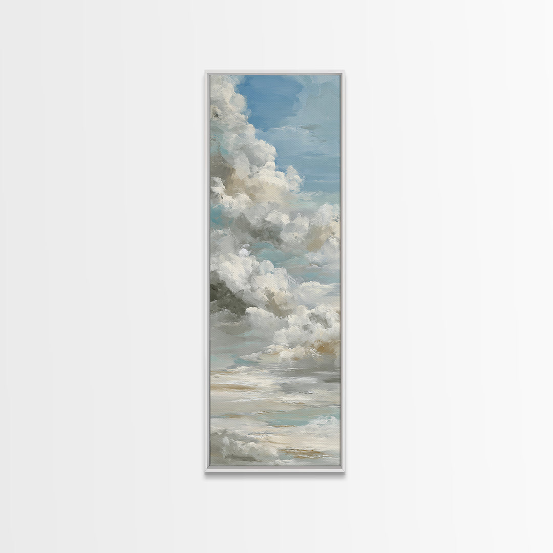 Large Cloudscape with Hopeful Light Canvas Print, Waiting Room Art, Room Decor, Waiting Room Decor, Calm, Bedroom Decor, WRA-1x3-28