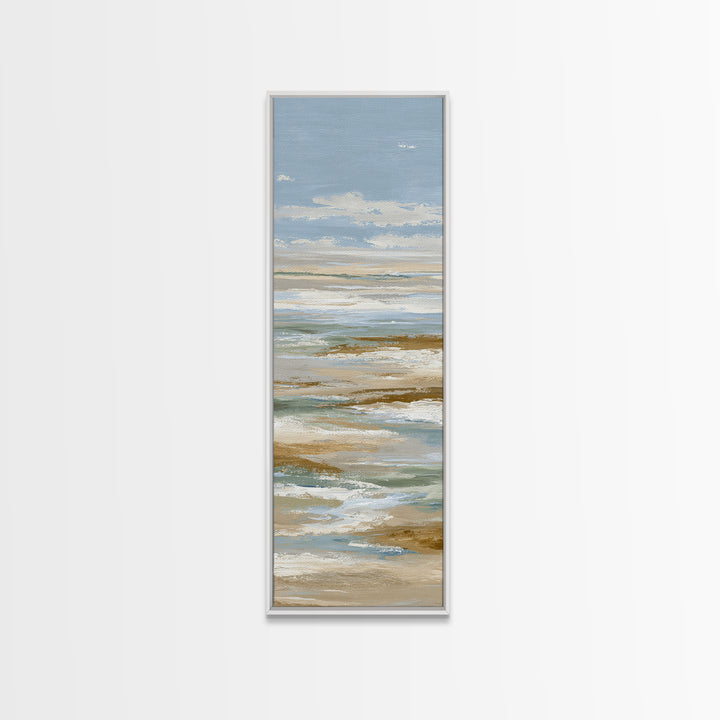 Warm Desert Sunrise Canvas Print, Waiting Room Art, Office Decor, Waiting Room Decor, Oil Painting, Calm, Gallery Wall Art, WRA-1x3-73