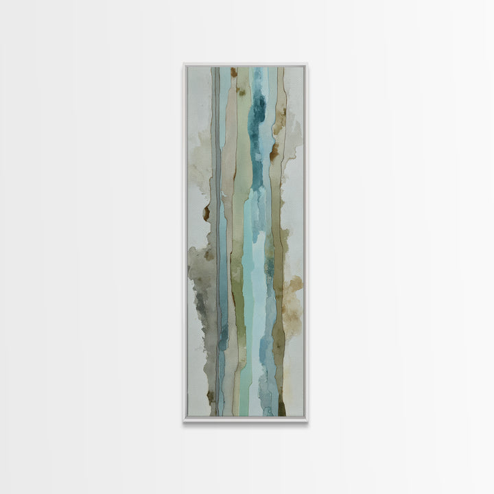 Modern Neutral Arch Abstraction Canvas Print, Waiting Room Art, Floral Wall Art, Waiting Room Decor, Abstract Art, Calm, WRA-1x3-81