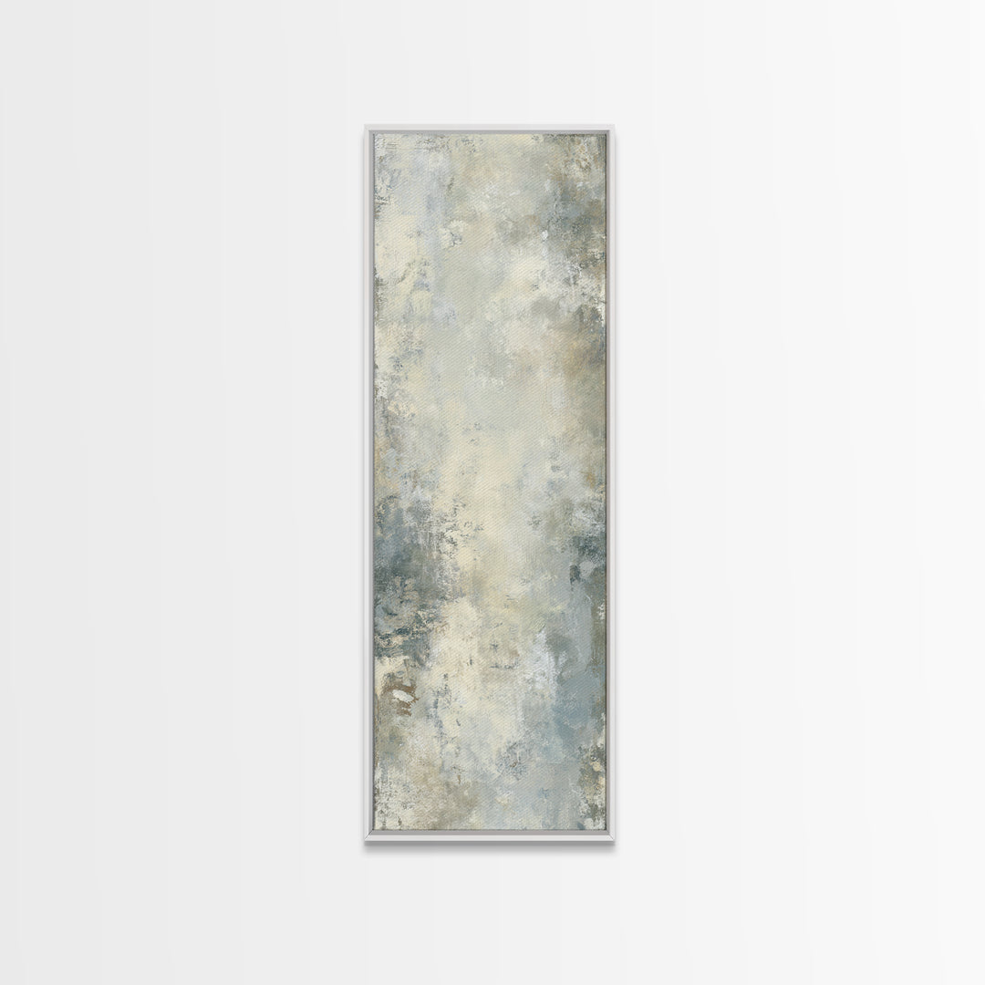 Light Marble Texture Abstract Framed Canvas Print, Waiting Room Art, Printable Art, Waiting Room Decor, Fine Art, Calm, WRA-1x3-84