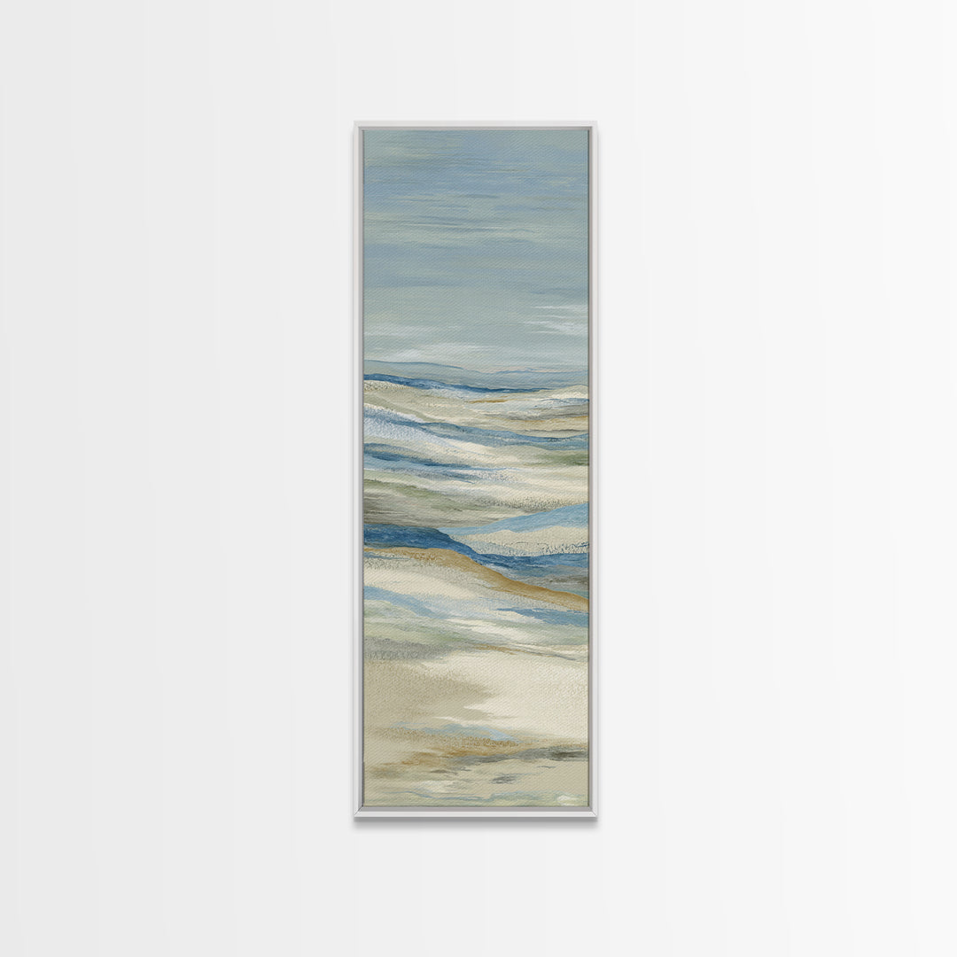 Calming Landscape with Open Sky and Gentle Canvas Print, Waiting Room Art, Art, Waiting Room Decor, Calm, Bauhaus Print, WRA-1x3-85