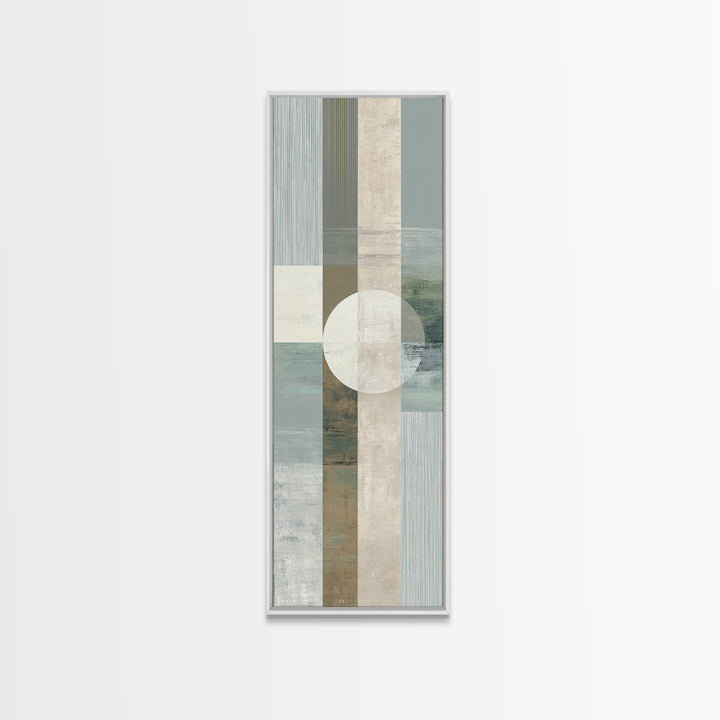 Minimal Geometric Composition Canvas Print, Waiting Room Art, Abstract, Waiting Room Decor, Abstract Art, Calm, Modern Decor, WRA-1x3-89