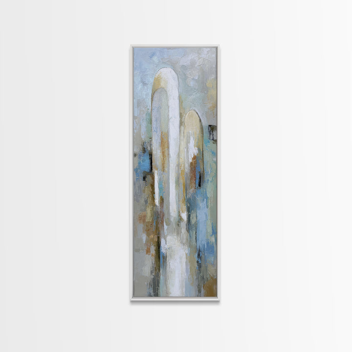 Modern Neutral Arch Abstraction Canvas Print, Waiting Room Art, Neutral Decor, Waiting Room Decor, Abstract Art, Calm, WRA-1x3-9
