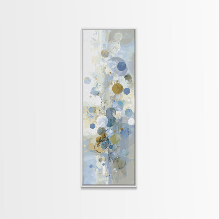 Abstract Circles Suggesting Calm Movement Canvas Print, Waiting Room Art, Fine Art Print, Waiting Room Decor, Abstract Art, WRA-1x3-94