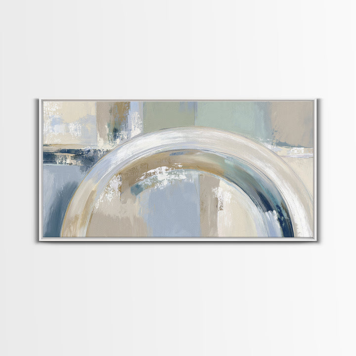 Modern Neutral Arch Abstraction Canvas Print, Waiting Room Art, Wall Sculpture, Waiting Room Decor, Calm, Dog Wall Art, WRA-2x1-89