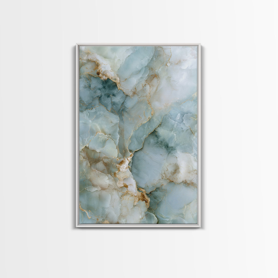 Light Marble Texture Abstract Canvas Print, Waiting Room Art, Therapy Office Decor, Waiting Room Decor, Abstract Art, Calm, WRA-2x3-32