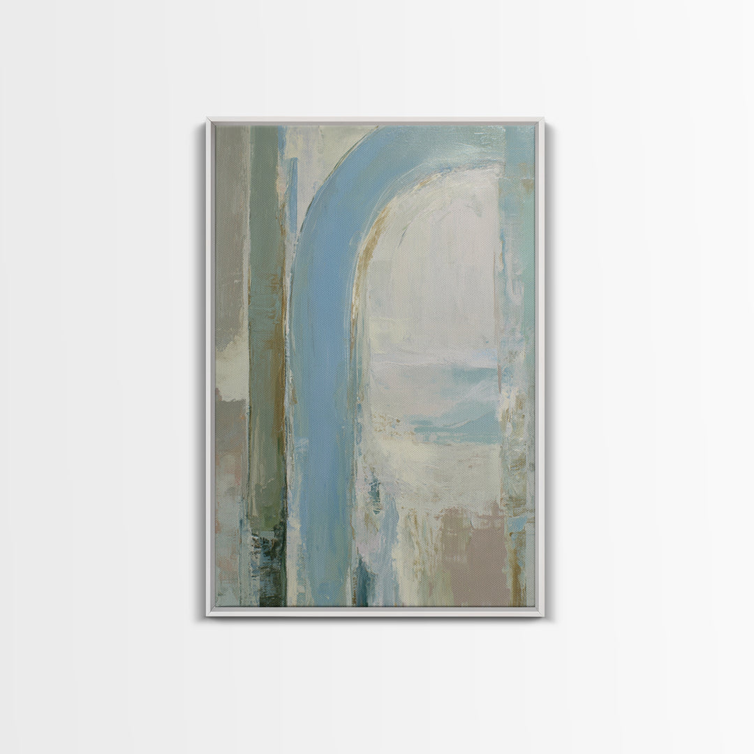 Modern Neutral Arch Abstraction Canvas Print, Waiting Room Art, Home Decor, Waiting Room Decor, Abstract Art, Calm, Modern Art, WRA-2x3-5