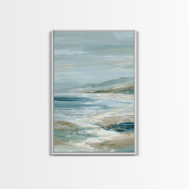 Soft Abstract Waves Canvas Print, Waiting Room Art, Office Decor, Waiting Room Decor, Abstract Art, Calm, Gallery Wall Art, WRA-2x3-58