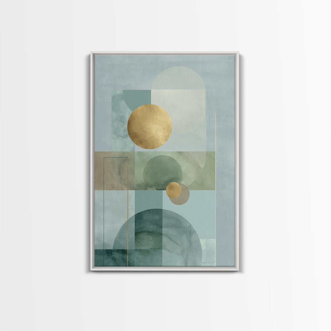 Minimal Geometric Composition Canvas Print, Waiting Room Art, Printable Art, Waiting Room Decor, Calm, Digital Art Print, WRA-2x3-61