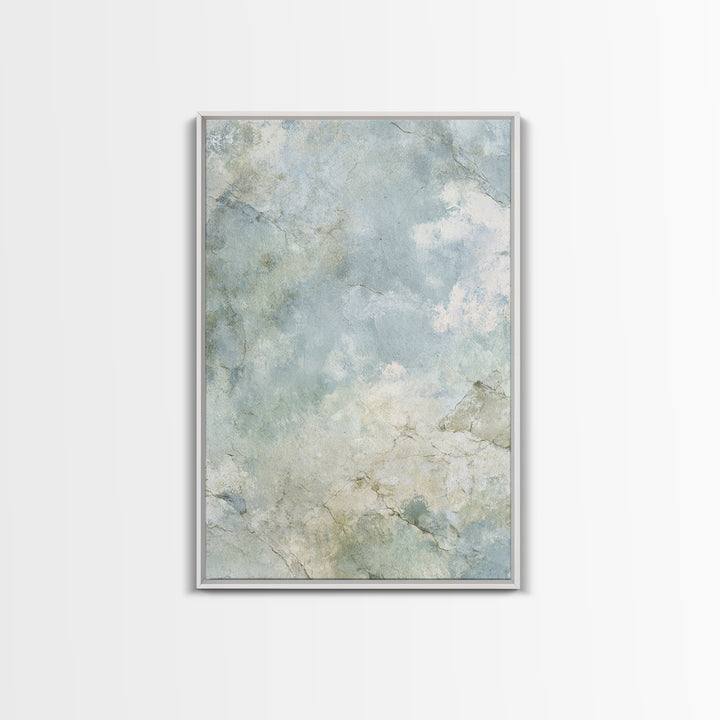 Light Marble Texture Abstract Framed Canvas Print, Waiting Room Art, Contemporary Art, Waiting Room Decor, Abstract Art, Calm, WRA-2x3-80