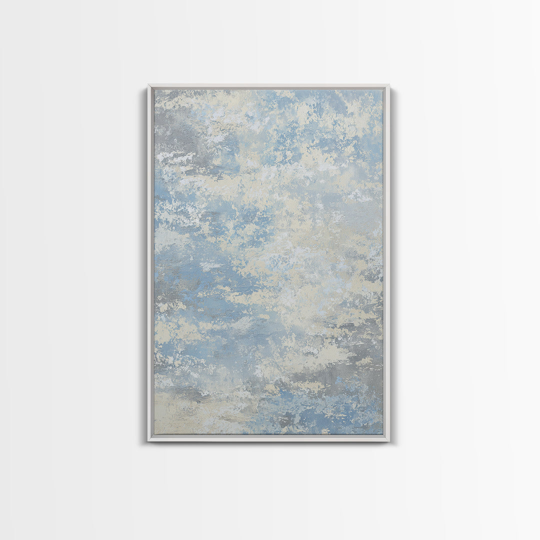 Soft Abstract Waves Canvas Print, Waiting Room Art, Office Decor, Waiting Room Decor, Abstract Art, Calm, Gallery Wall Art, WRA-2x3-82