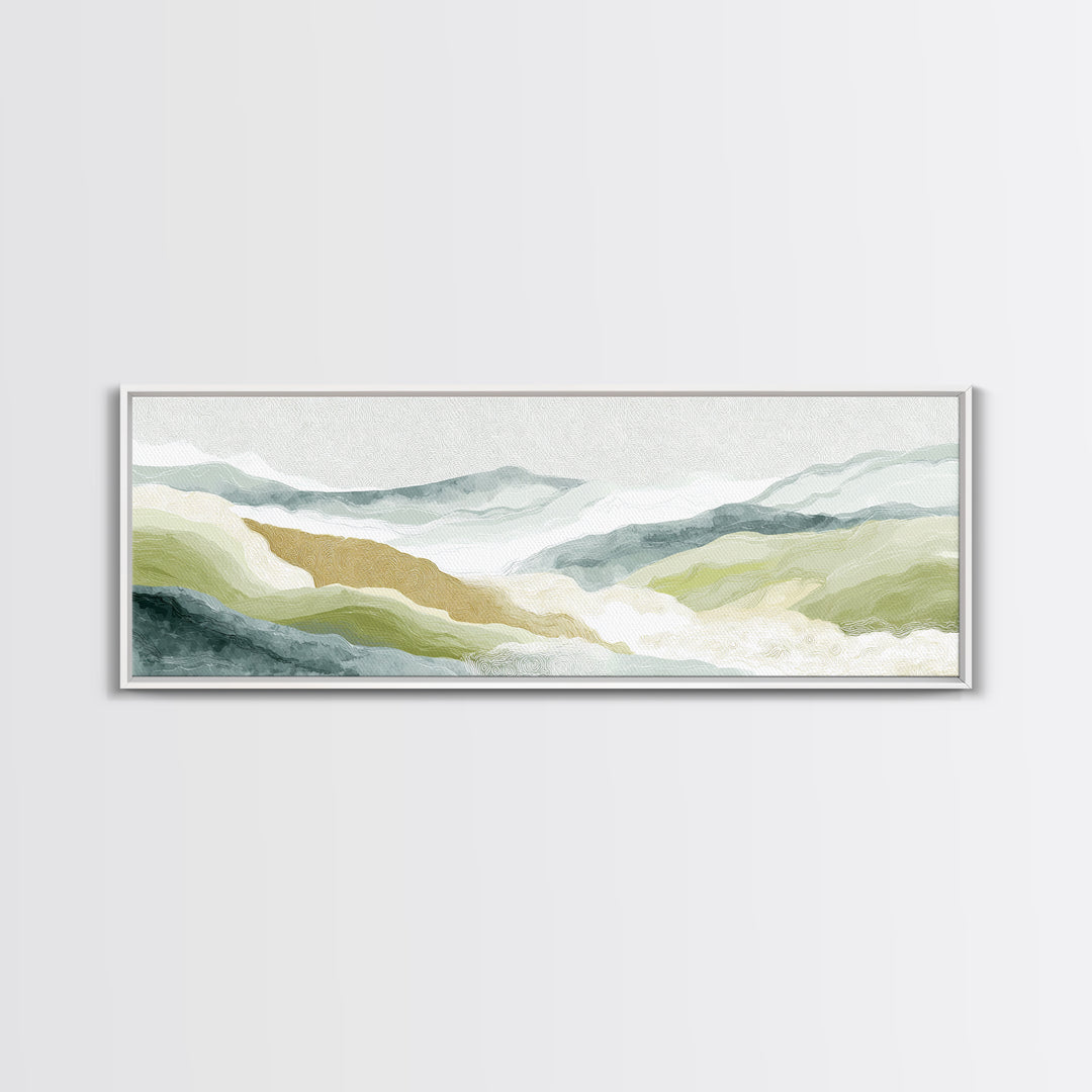 Light Marble Texture Abstract Canvas Print, Waiting Room Art, Landscape, Waiting Room Decor, Abstract Art, Calm, Neutral Decor, WRA-3x1-16