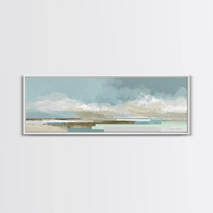 Minimal Geometric Composition Canvas Print, Waiting Room Art, Office Art, Waiting Room Decor, Abstract Art, Calm, Gallery Decor, WRA-3x1-21