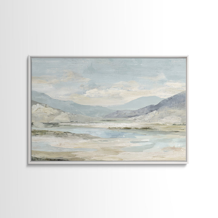 Light Marble Texture Abstract Framed Canvas Print, Waiting Room Art, Fine Art Print, Waiting Room Decor, Abstract Art, Calm, WRA-3x2-100