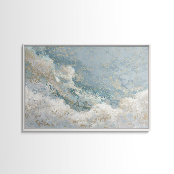 Soft Abstract Waves Canvas Print, Waiting Room Art, Office Wall Decor, Waiting Room Decor, Fine Art, Calm, Photography Print, WRA-3x2-30