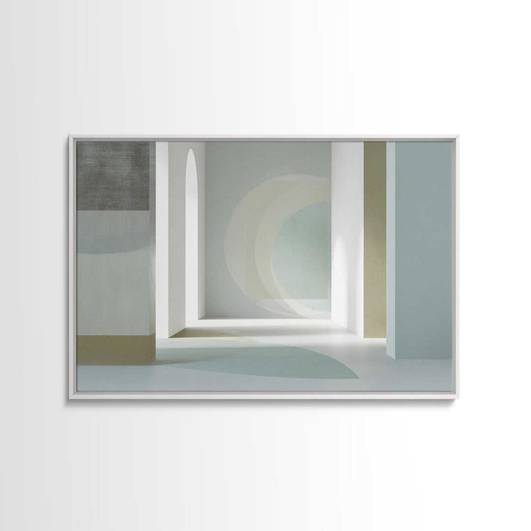 Minimal Geometric Composition Canvas Print, Waiting Room Art, Abstract, Waiting Room Decor, Abstract Art, Calm, Modern Decor, WRA-3x2-33
