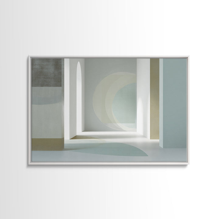 Minimal Geometric Composition Canvas Print, Waiting Room Art, Abstract, Waiting Room Decor, Abstract Art, Calm, Modern Decor, WRA-3x2-33