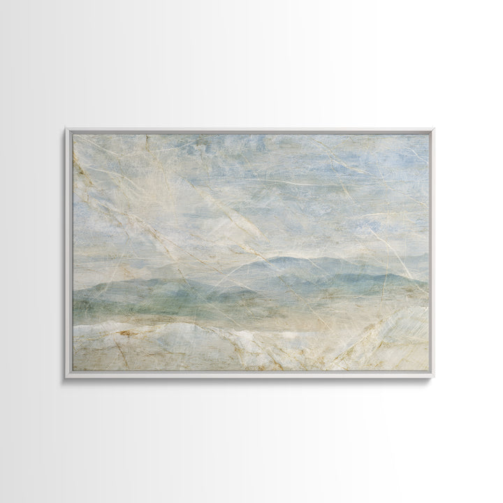 Light Marble Texture Abstract Canvas Print, Waiting Room Art, Office Decor, Waiting Room Decor, Abstract Art, Calm, WRA-3x2-4