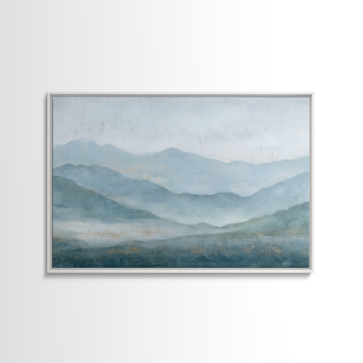 Simple Mountain Layers Canvas Print, Waiting Room Art, Modern Art, Waiting Room Decor, Fine Art, Calm, Therapy Office Decor, WRA-3x2-42