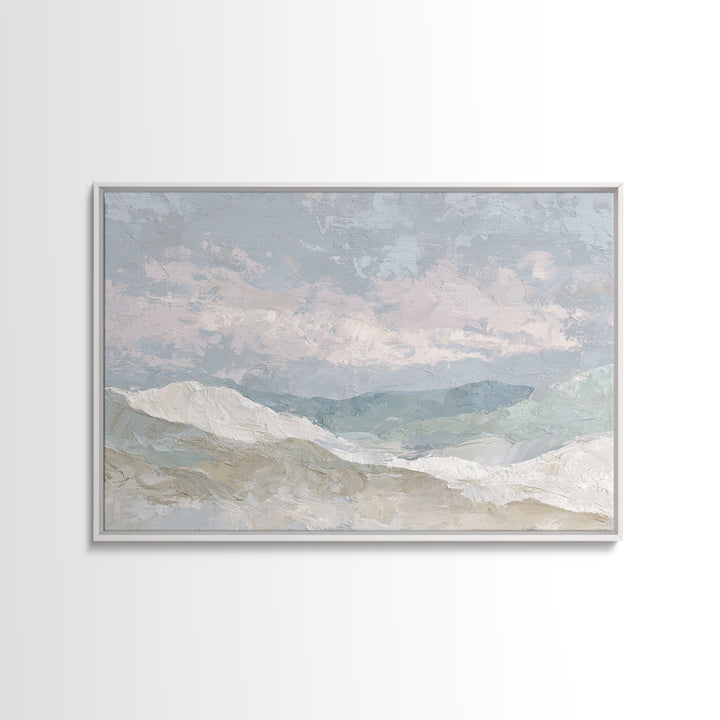 Light Marble Texture Abstract Canvas Print, Waiting Room Art, Office Wall Decor, Waiting Room Decor, Calm, Photography Print, WRA-3x2-52
