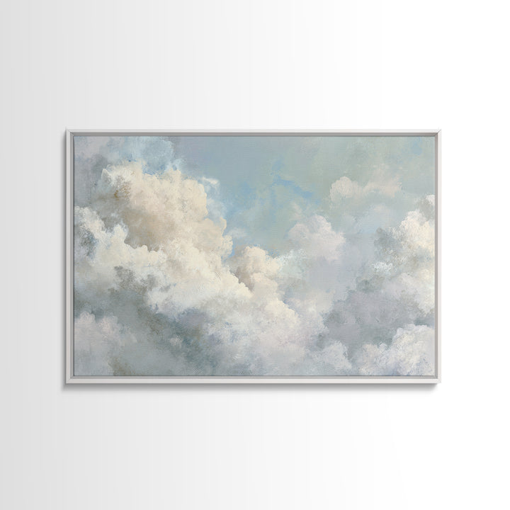 Large Cloudscape with Hopeful Light Canvas Print, Waiting Room Art, Neutral Decor, Waiting Room Decor, Fine Art, Calm, WRA-3x2-68