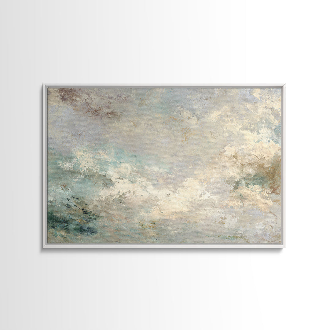 Light Marble Texture Abstract Canvas Print, Waiting Room Art, Dental Art, Waiting Room Decor, Abstract Art, Calm, WRA-3x2-76