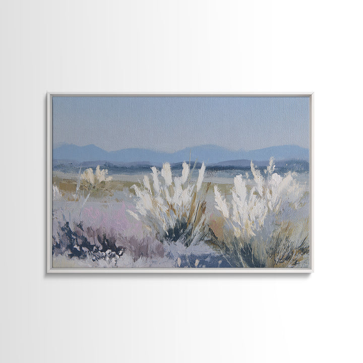 Soft Lavender Botanical Still Life Framed Canvas Print, Waiting Room Art, Art Print, Waiting Room Decor, Watercolor Art, Calm, WRA-3x2-96