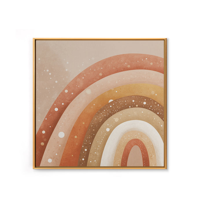 Earthy Boho Rainbow Arches Wall Art, Neutral Nursery Decor, Terracotta Abstract Print, Kids Room Decor, Modern Home Decor