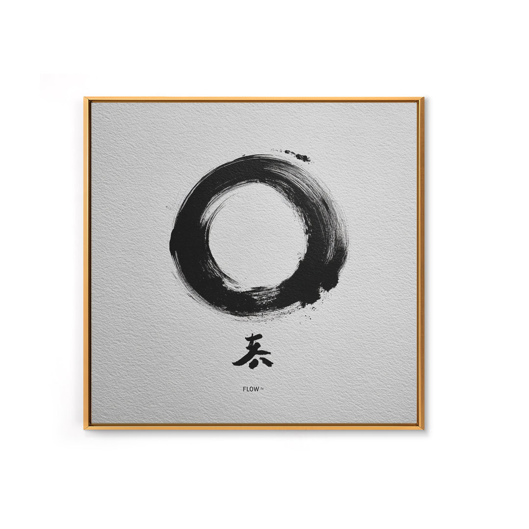 Zen Enso Circle Japanese Ink Painting Wall Art Minimalist Abstract Print Modern Home Decor Living Room Wall Art