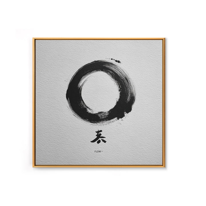 Zen Enso Circle Japanese Ink Painting Wall Art Minimalist Abstract Print Modern Home Decor Living Room Wall Art